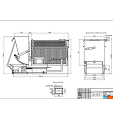Котел водогрейный КВм-0,8